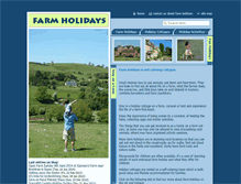Tablet Screenshot of farm-holidays-uk.co.uk